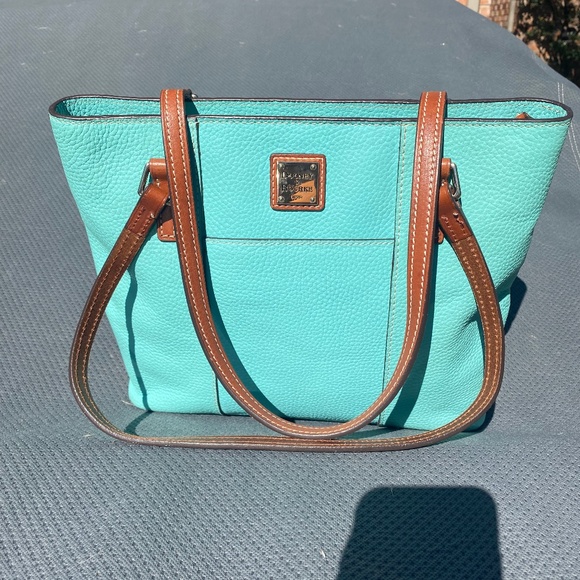 Dooney & Bourke Handbags - Dooney and Bourke Pebble Grain Lexington Shopper Tote Spearmint